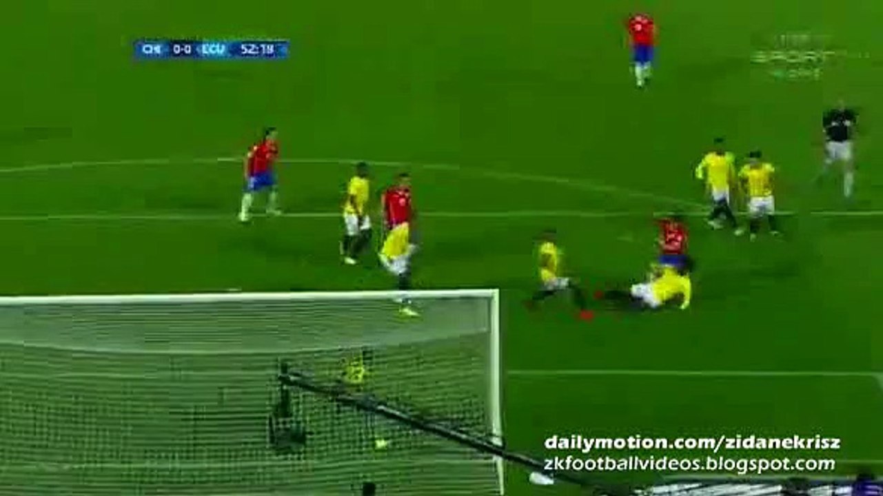 Alexis Sánchez Amazing Dribbling in Penalty Area - Chile v. Ecuador - Copa America 11.06.2015