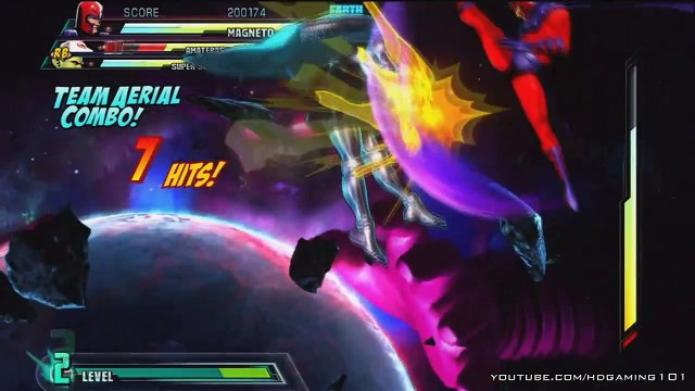 Marvel Vs Capcom 3 Final Boss Metal Doctor Doom + Metal Wesker + Galactus