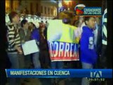 Se volvieron a registrar manifestaciones en Cuenca
