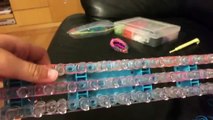 how to make a triple chain rainbow loom bracelet