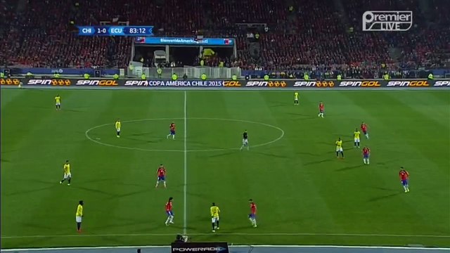 Edouardo Vargas Goal 2:0 | Chile vs Ecuador | Copa América 11.06.2015