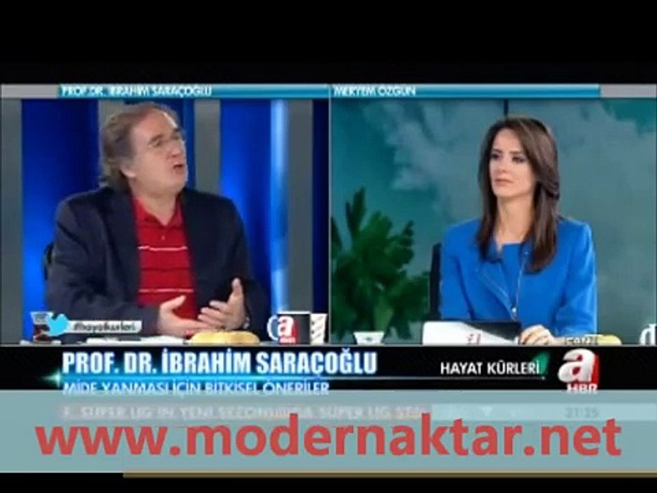 Prof. İbrahim Saracoglu Hayat Kürleri 08 09/12 Mide Hastalıkları, Yanma, Ülser, Gastrit, Reflü