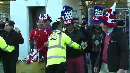 Copa América 2015: Hinchas de Chile y Ecuador calentaron la previa