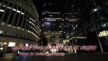 Canary Wharf Tube Station At Night