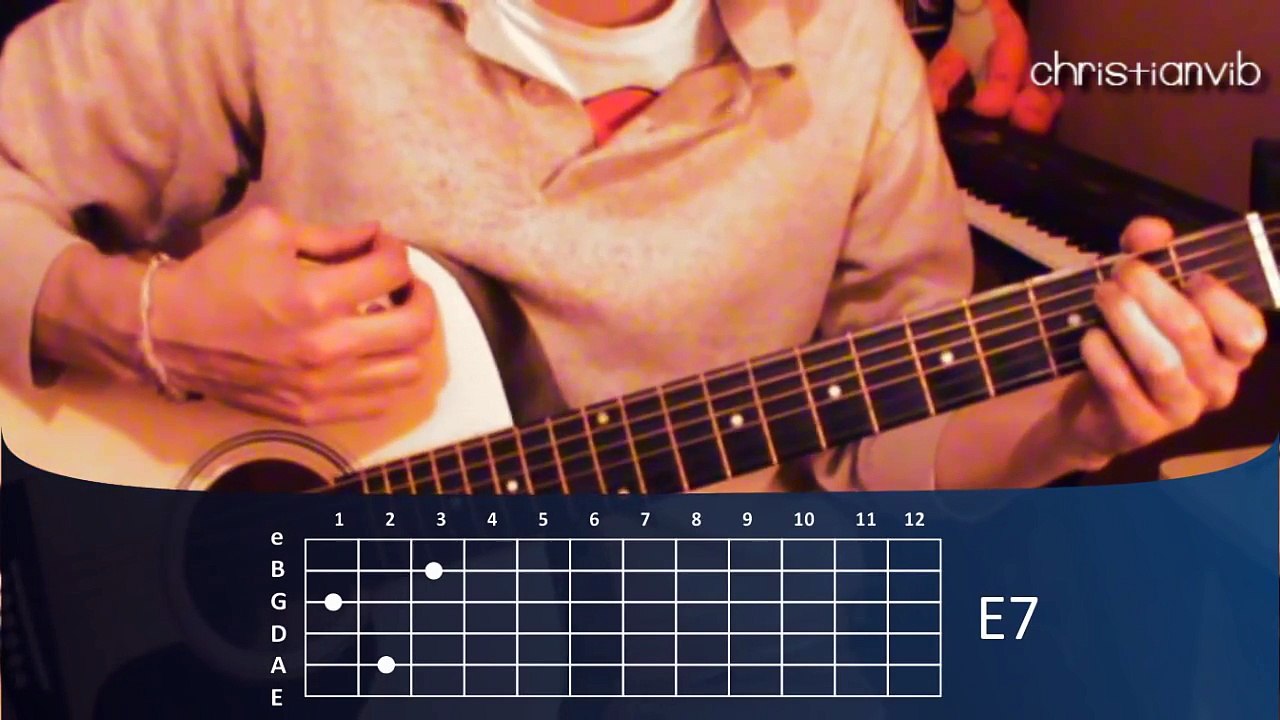 Cómo tocar "Eres" de Café Tacuba en Guitarra Acústica (HD) Tutorial - Christianvib