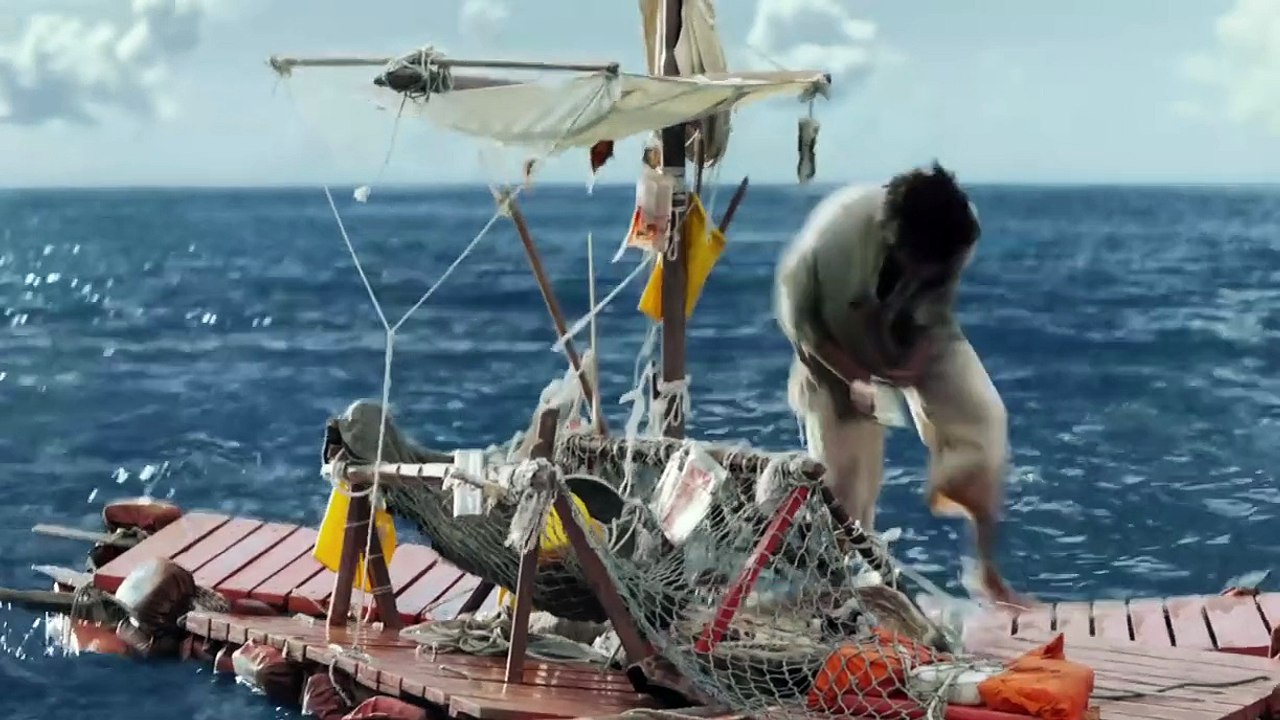 英国电影《少年派的奇幻漂流》主演: 苏拉·沙玛 / 拉菲·斯波 / 伊尔凡·可汗 / 杰拉尔·德帕迪约part3, image size:1280x720