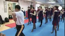 Hong Kong Airlines train Kung-fu 