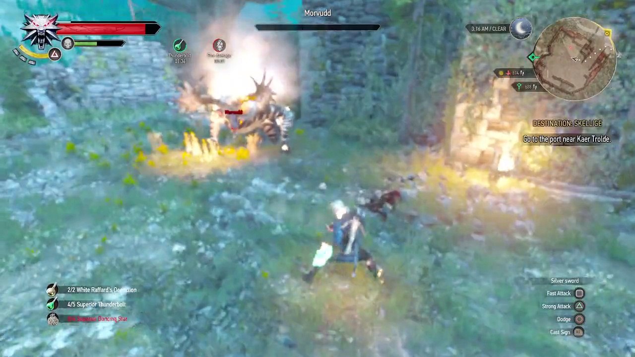 The Witcher 3 killing Morvudd