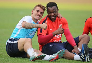 Les Bleus à l'entraînement à Tirana avant Albanie - France