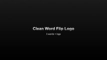 After Effects Project Files - Clean Word Flip Logo - VideoHive 9054629