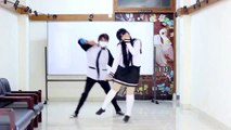 [ Momoe Girls - Rei & Chika ] Suki Kirai Dance Cover (スキキライ)  - Kagamine Rin & Len (VOCALOID)