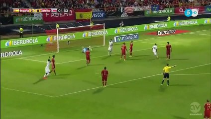 Spain vs Costa Rica 2-1 All Goals & Summary (Friendly Match) 2015 HD