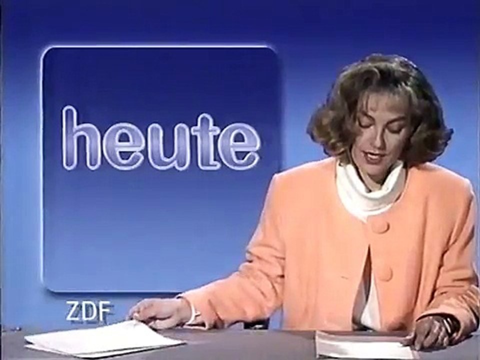 ZDF Heute Ines Bleisch Sa. 25.4.1992
