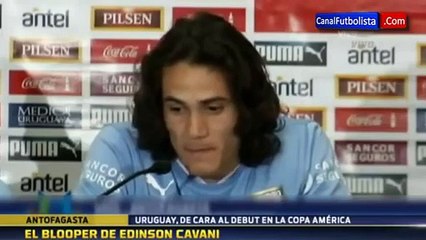 Cavani claiming Jamaica is a difficult side to face "like all African teams" | Copa América 2015