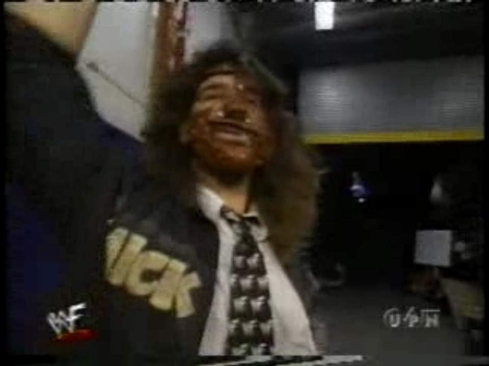 mankind thanks the rock