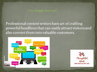 SEO content writing in India