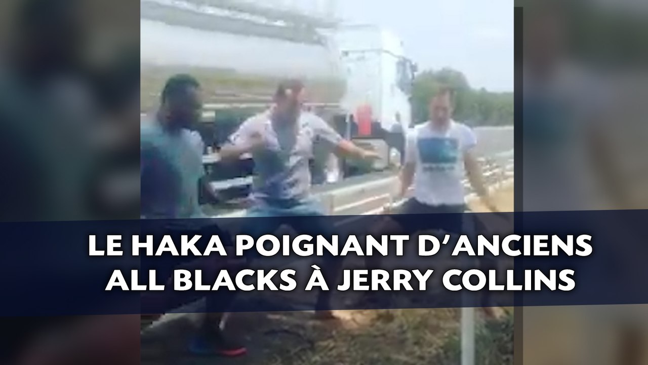 Le haka poignant d’anciens All Blacks à Jerry Collins
