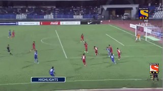 Sunil Chhetri goal - India vs Oman - World Cup qualifiers