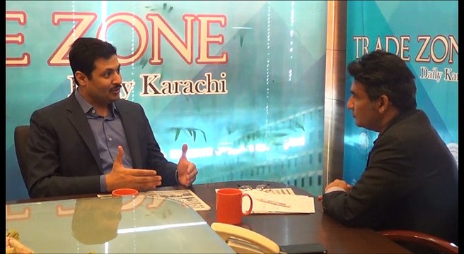 A.K Memon conducting forum M.Farhan Hanif (Chairman Crown Group) discussing topic Intellectual Property @TradeZone