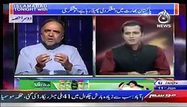 Islamabad Tonight With Rehman Azhar Part 2 (Pak India Takra..!!) – 11th June 2015