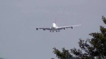 QANTAS AIRWAYS A380-800 [VH-OQI] LANDING AT SYDNEY AIRPORT 16R