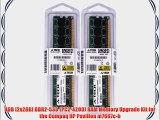 4GB [2x2GB] DDR2-533 (PC2-4200) RAM Memory Upgrade Kit for the Compaq HP Pavilion m7667c-b