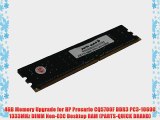 4GB Memory Upgrade for HP Presario CQ5700F DDR3 PC3-10600 1333MHz DIMM Non-ECC Desktop RAM