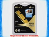 Pny Technologies Single Module 4gb Ddr3 Desktop Ram 240-Pin Desktop DIMM 1333 Mhz