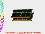 New 8GB 2X4GB Memory Apple MacBook Pro 15 2.53GHz