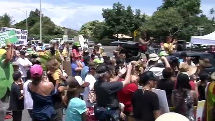 Ali'i Alika Atay Speaks before the Maui GMO March -- March 30th, 2014