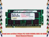 8GB 2X4GB Memory RAM for HP HDX Series 18t 200pin 800MHz PC2-6400 DDR2 SO-DIMM Black Diamond