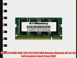1GB [2x512MB] DDR-266 (PC2100) RAM Memory Upgrade Kit for the Dell Inspiron Smart Step 200N