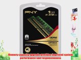 PNY OPTIMA 1GB (2x512MB) Dual Channel Kit DDR2 533 MHz PC2-4200  Desktop DIMM Memory Modules