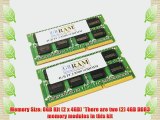 8GB DDR3 Memory RAM Kit (2 x 4GB) PC3-8500 DDR3-1066 SODIMM