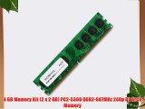 4 GB Memory Kit (2 x 2 GB) PC2-5300 DDR2-667MHz 240p By Arch Memory