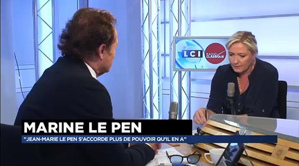Marine Le Pen, invitée de Guillaume Durand avec LCI (12.06.15)