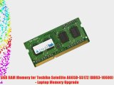 4GB RAM Memory for Toshiba Satellite A665D-S5172 (DDR3-10600) - Laptop Memory Upgrade
