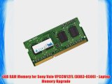 4GB RAM Memory for Sony Vaio VPCCW12FL (DDR3-8500) - Laptop Memory Upgrade