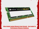 Corsair 8GB (2x 4GB) 1333mhz PC3-10666 204-pin DDR3 SODIMM Laptop Memory Kit CMSO8GX3M2A1333C9