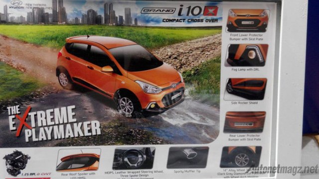 Grand i10X Pseudo Crossover Leaks For The First Time