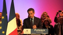 Puteaux - Discours de soutien de Nicolas Sarkozy à la liste menée par Joëlle Ceccaldi-Raynaud
