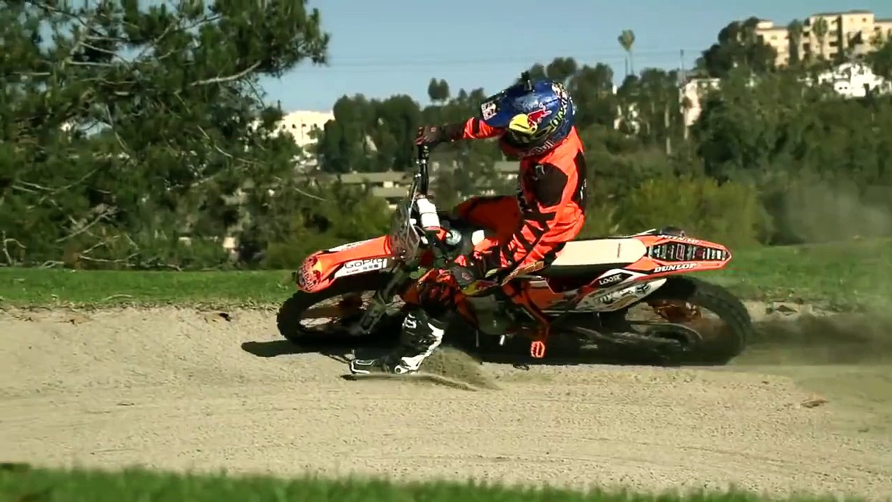 Ronnie Renner FMX Shredding a golf course on his KTM