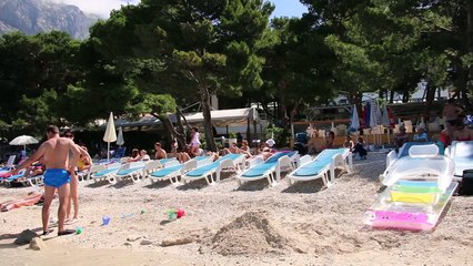 Croatia Baska Voda Beach  27.06.2014 Chorwacja Plaża