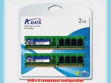A-DATA DDR2 800 MHz Memory Dual Channel Kit 2GB (1GB*2) 240 pins