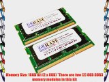 16GB Memory RAM Kit (2 x 8GB) for Apple MacBook Pro Core i7 2.2GHz 15 MD318LL/A