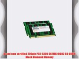 4GB 2X2GB Memory RAM for HP Pavilion Notebooks Dv9620us Entertainment 200pin 667MHz PC2-5300