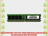 4GB [2x2GB] DDR3-1333 (PC3-10666) RAM Memory Upgrade Kit for the Dell Inspiron 580s (S241232IN8)