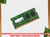 4GB RAM Memory for HP-Compaq Presario Notebook CQ56-252SA (DDR3-10600) - Laptop Memory Upgrade