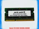 4GB DDR3 Memory for Dell Inspiron Zino HD 410 Desktop PC3-8500 1066MHz 204 pin SODIMM RAM(PARTS-QUICK