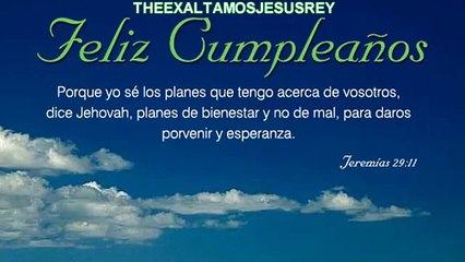 FELIZ CUMPLEAÑOS CRISTIANO EVANGELICO COMPLETO